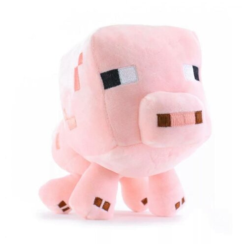 Мягкая Игрушка Minecraft Pig (Майнкрафт Свинья) 21 см