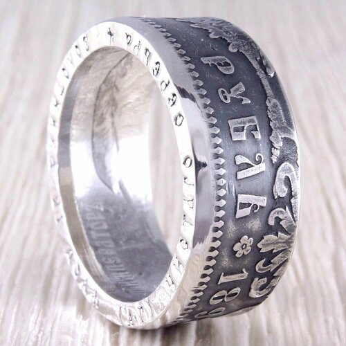 Кольцо Real Rings, размер 19, серебристый