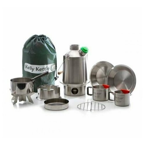 Самовар Kelly Kettle Scout, Steel,1,2 L с набором аксессуаров