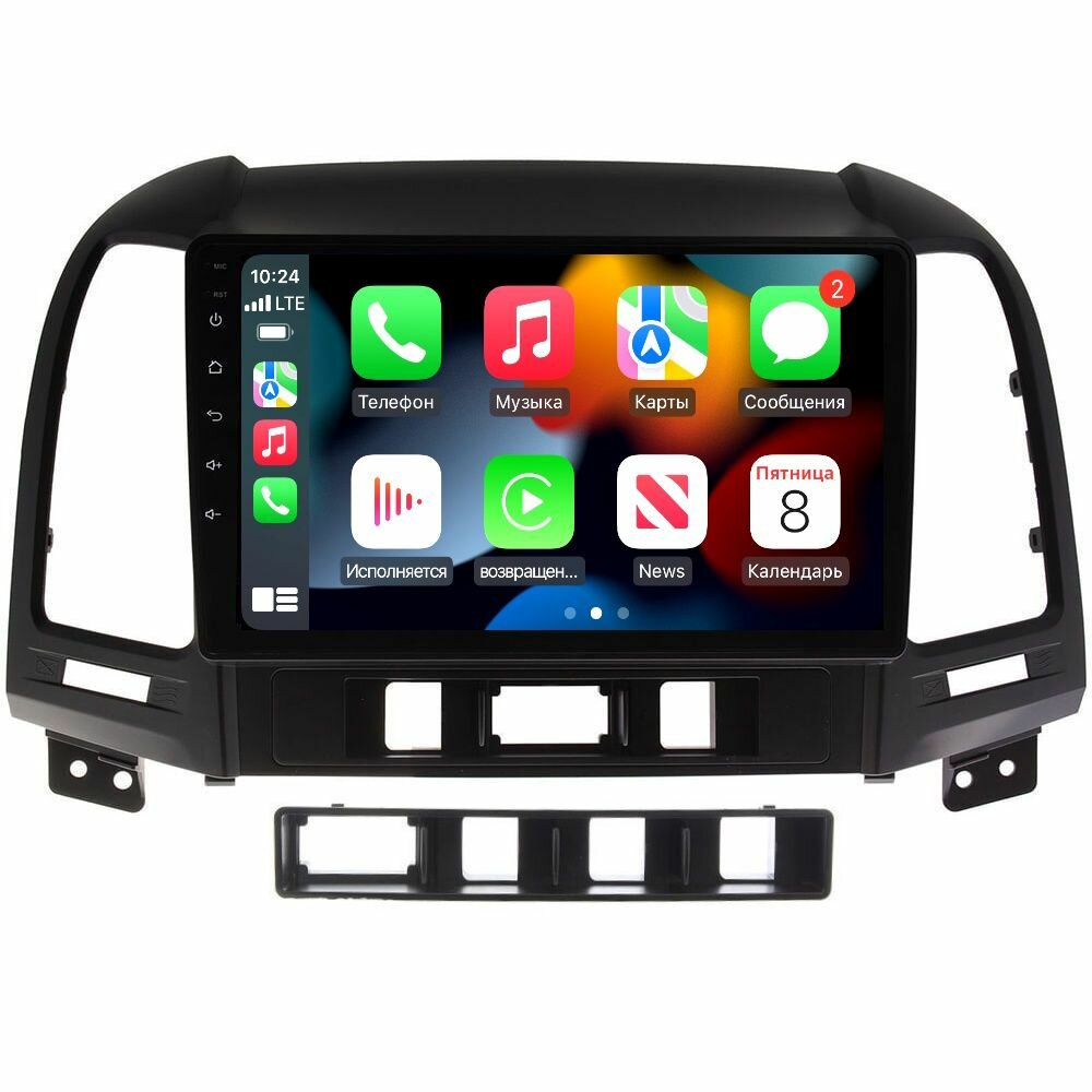 Магнитола CRS-300 Хендай Санта Фе 2 Hyundai Santa Fe II 2006-2012 - Android 13 - CarPlay - IPS - DSP 36 полос - Кулер