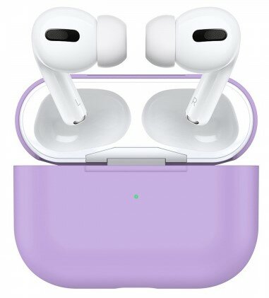 Чехол силиконовый для Airpods Pro 2, фиолетовый (9)