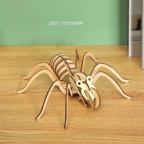 Конструктор деревянный - Паук - модель A172 Бренд DLED 460₽