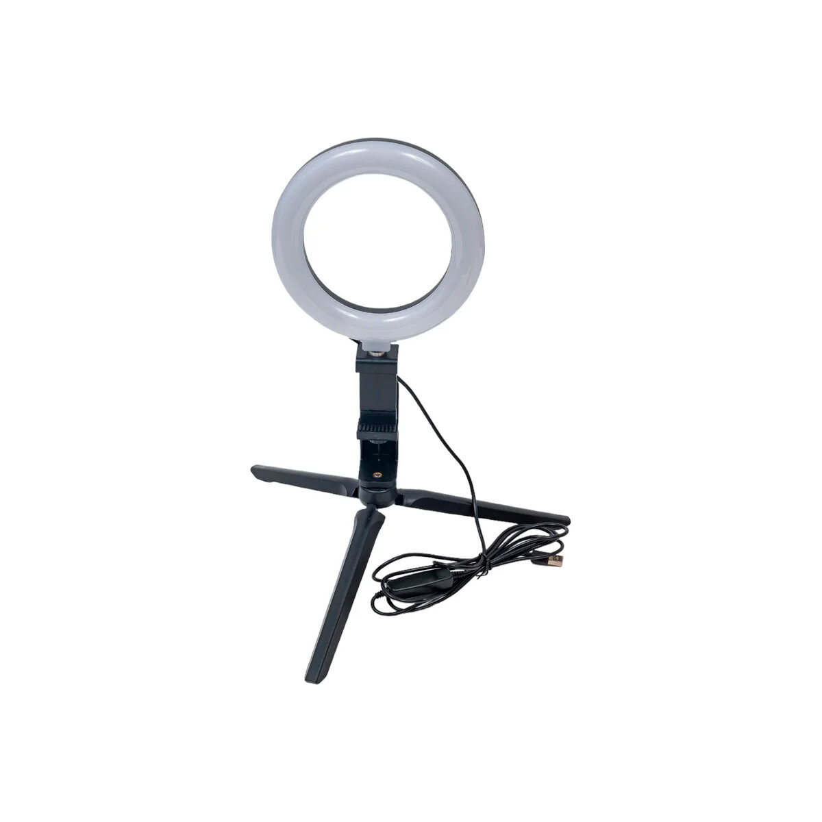 Светильник настольный светодиодный 10Вт Ring Light диммируемый чёрный RL001 gauss