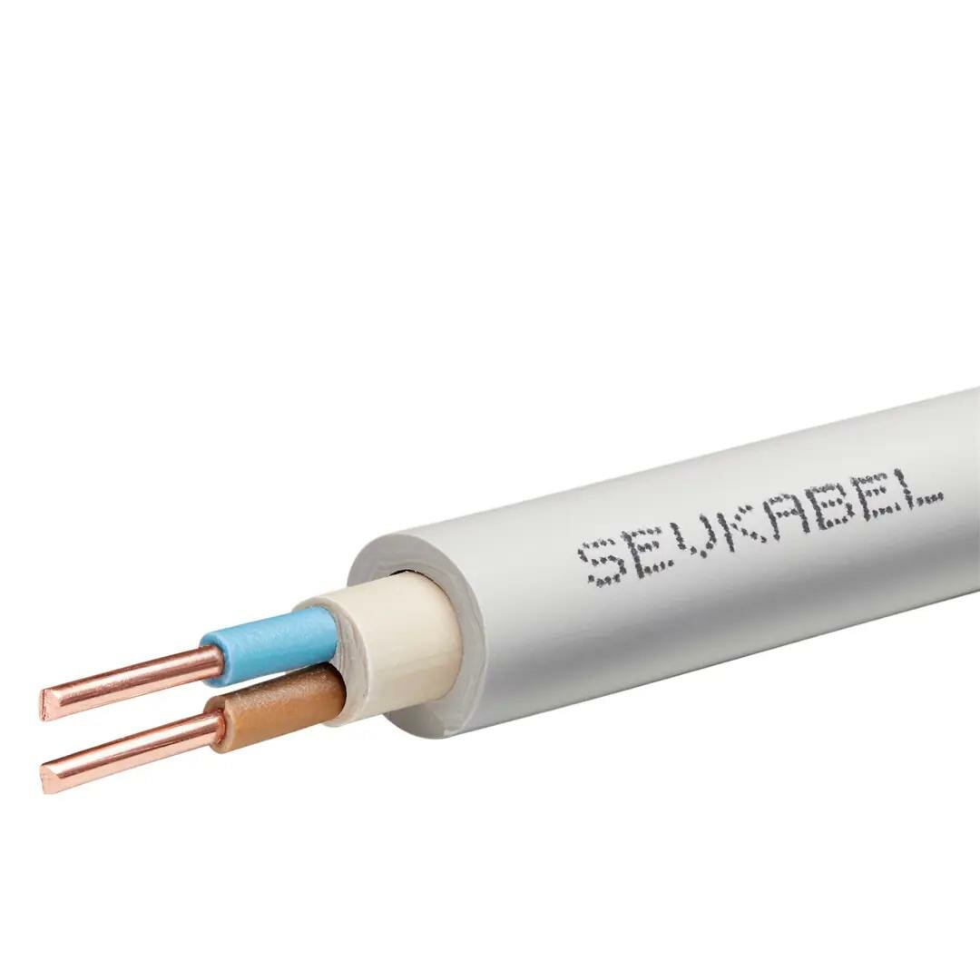 Кабель Севкабель NYM нг-LS 2х2.5 100 м