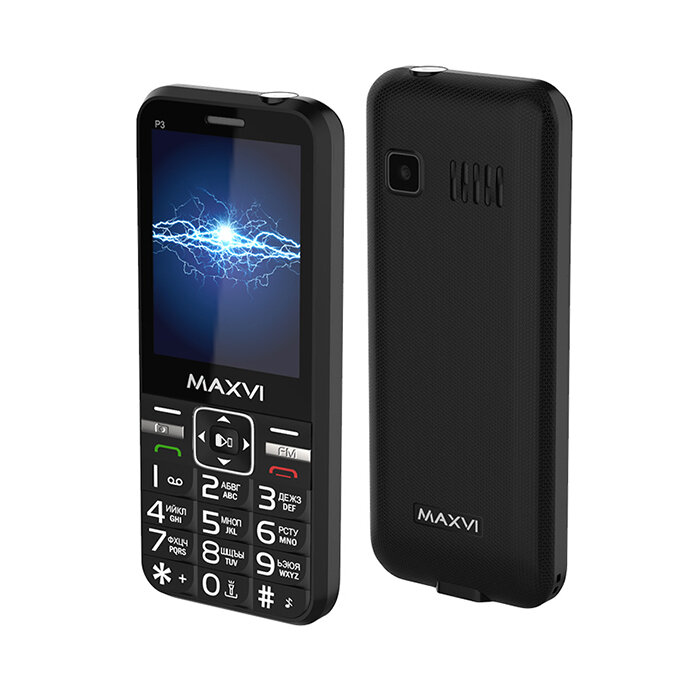 Телефон Maxvi P3 Black