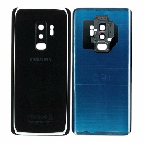 Задняя крышка панель со стеклом камеры для Samsung Galaxy S9 Plus G965F (черный)