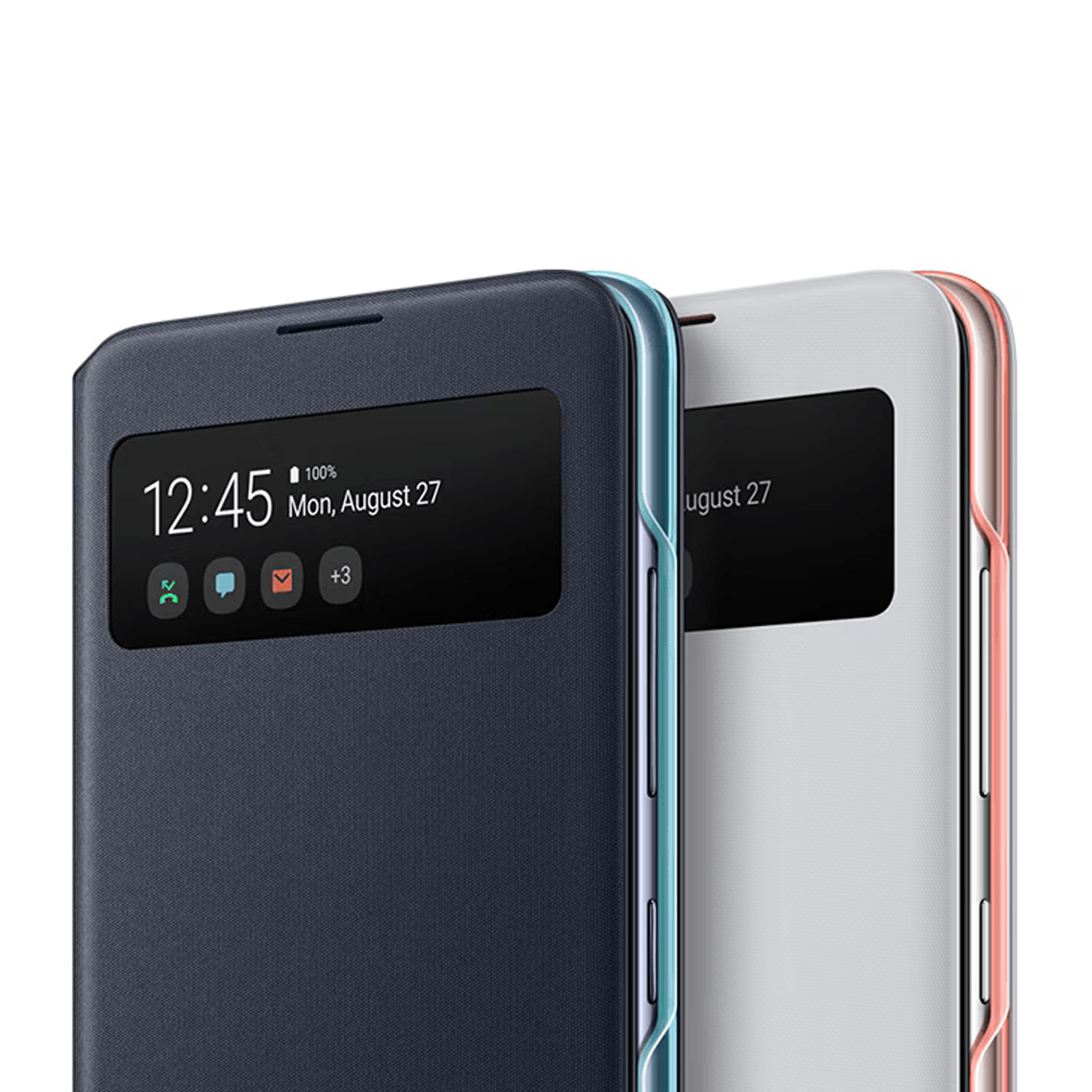 Чехол (флип-кейс) SAMSUNG S View Wallet Cover, для Samsung Galaxy A71, черный [ef-ea715pbegru] - фото №13