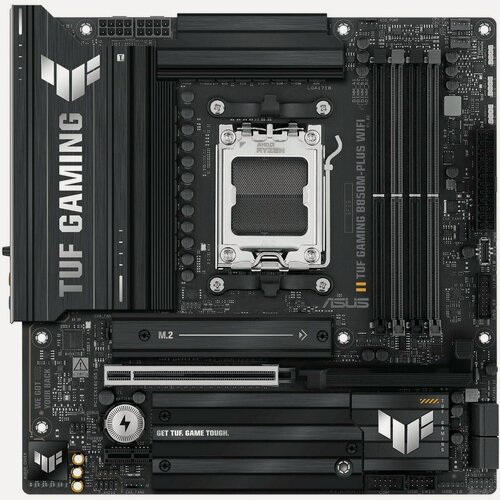 Изображение товара Материнская плата ASUS TUF GAMING B850M-PLUS WIFI, AM5, AMD B850, Micro-ATX, RTL (90MB1IY0-M0EAY0)