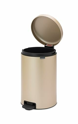 Бак мусорный с педалью 20 л Brabantia NewIcon шампань - фото №2