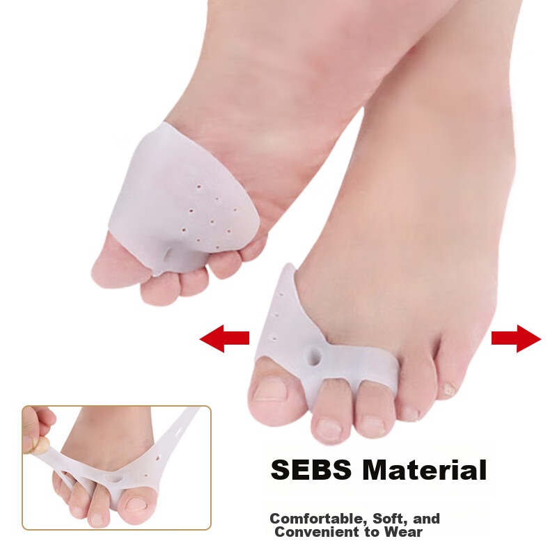 Изображение Olera Japanese Bunion Corrector, Toe Separator, Wearable, Medical-Grade, for Big Toe, Five-Toe Overlapping, Toe Separator