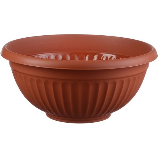 Кашпо-миска Idea ливия D500мм 20л М 3195 Терракотовый