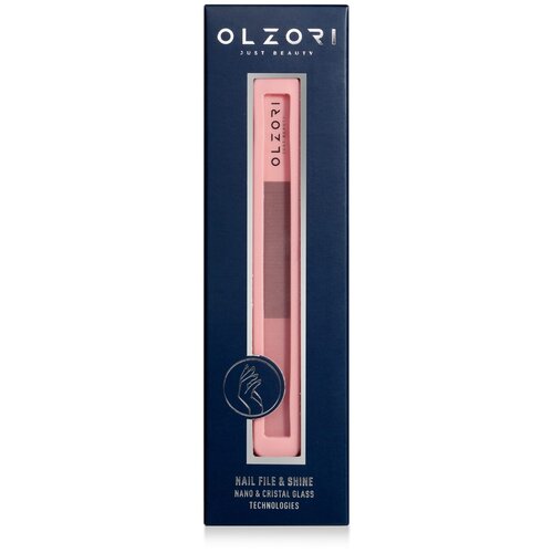 OLZORI Пилочка VirGo Nail 02 для Ногтей Полировочная в Силиконовом Чехле, 1 шт