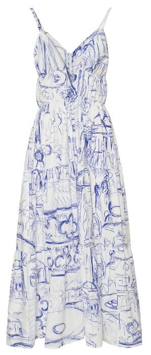 Платье Erika Cavallini, размер 42, синий