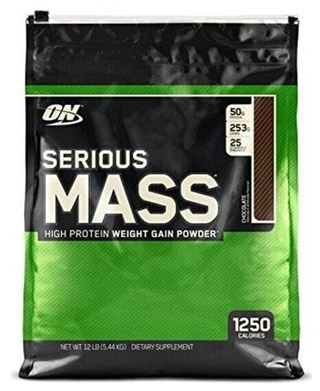 Гейнер Optimum Nutrition Serious Mass 12lb - Chocolate Peanut Butter