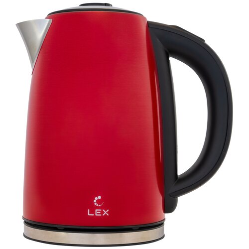 Чайник электрический LEX LX 30021-2 стальной (красный)
