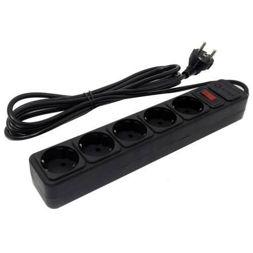 сетевой фильтр 5bites 5 sockets 5m black sp5b 150 Сетевой фильтр 5bites (SP5B-150)