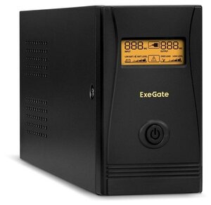 Источник бесперебойного питания Exegate SpecialPro Smart LLB-600. LCD. AVR. C13. RJ. USB 600VA Черный (EP285579RUS)