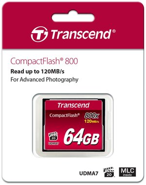 Карта памяти 64Gb - Transcend 800x Ultra Speed - Compact Flash TS64GCF800 —  купить в интернет-магазине по низкой цене на Яндекс Маркете