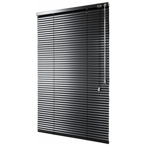 Горизонтальные алюминиевые Жалюзи Черные 25мм 40х160