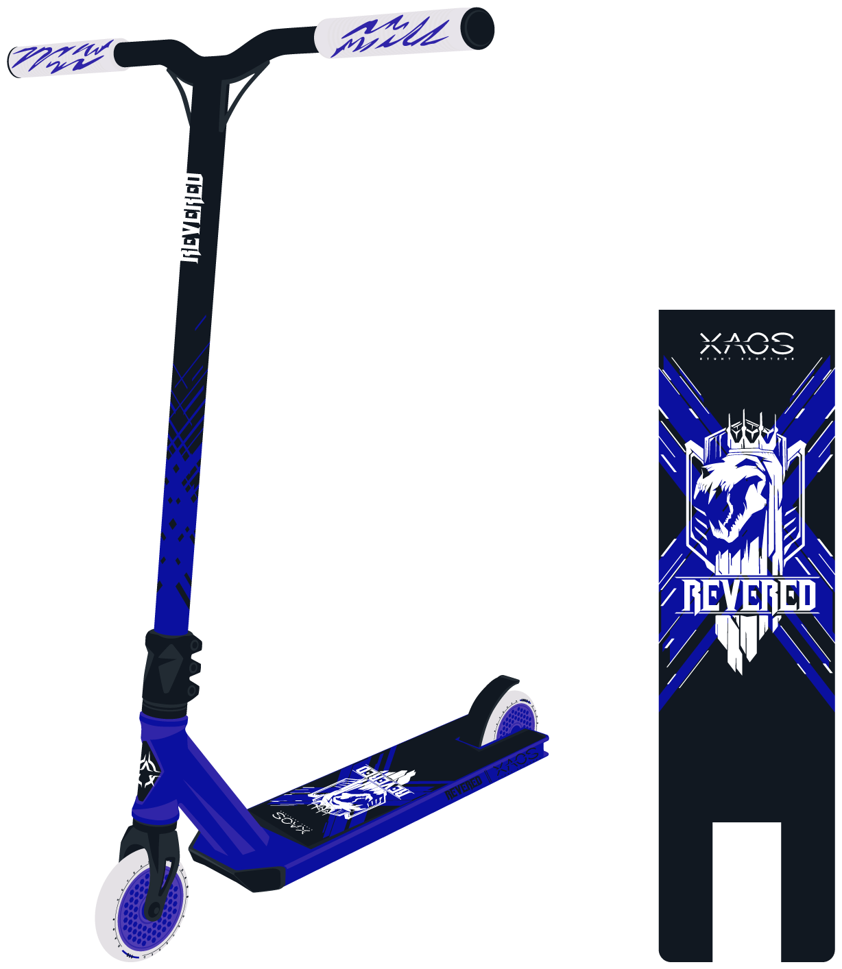 Трюковой самокат Xaos Revered — купить в интернет-магазине по низкой ...