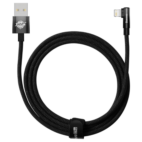 Кабель передачи данных / быстрой зарядки / Baseus MVP 2 в форме локтя Cable USB to iP 2.4A 2m Черный кабель передачи данных быстрой зарядки baseus mvp 2 в форме локтя cable usb to ip 2 4a 1m красный