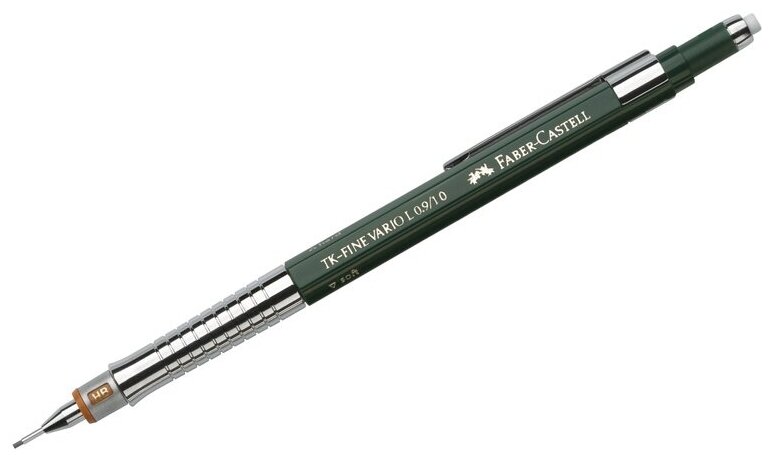 Карандаш механический Faber-Castell "Tk-Fine Vario L", HB, 1,0 мм, с ластиком (135900)