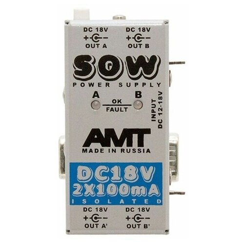 PSDC18-2 SOW PS-2 Модуль питания DC-18V 2x100mA, АМТ Electronics amt sow ps acdc 18v первичный модуль питания