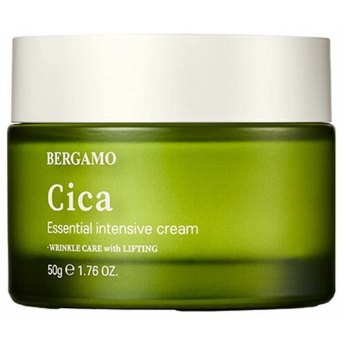 Bergamo Cica Essential Intensive Cream Восстанавливающий крем для лица с экстрактом центеллы азиатской, 50 мл