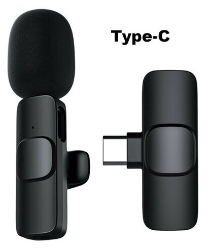 Беспроводной петличный микрофон K8 для устройств с разъемом Type-C