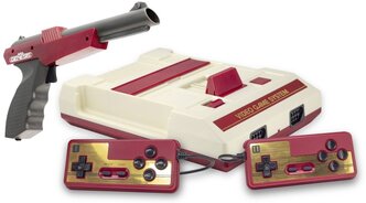 Игровая консоль Retro Genesis 8 Bit Lasergun + 303 игры (8bit/AV/2х проводных джостика/1x бластер)