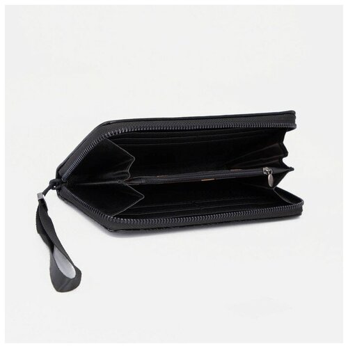 фото Кошелек , на молнии, отделение для монет, черный