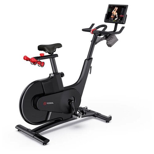 Вертикальный велотренажер YESOUL Smart Spinning bike V1, черный