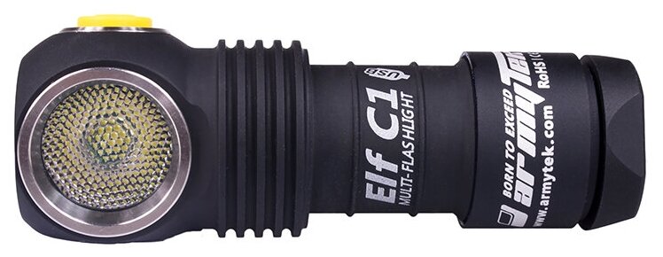 Фонарь Armytek Elf C1 Micro-USB холодный свет + 18350 Li-Ion (1000mAh)