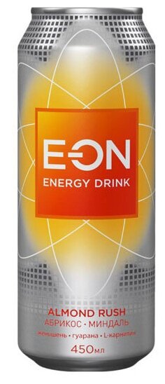 Энергетический напиток Almond Rush E-ON, 0,45 л - EON - фотография № 7