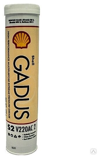 Смазка Shell Gadus S2 V220aс 2 0,4 Кг Shell арт. 550050007