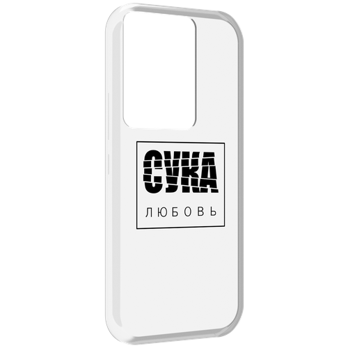 Чехол MyPads су-любовь для Itel Vision 3 Plus / Itel P38 Pro задняя-панель-накладка-бампер