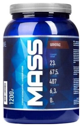 Гейнеры высокоуглеводные R-Line Mass Creatine (1200 г) Шоколад