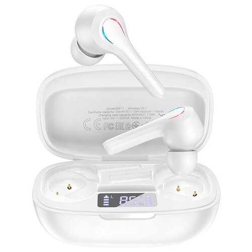 Беспроводные наушники от BOROFONE Only dream BW11 sound TWS цвет white 144900₽
