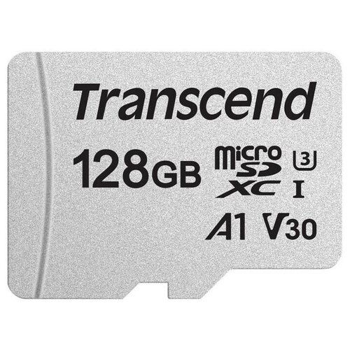 Карта памяти Transcend 300S microSDXC 128Gb UHS-I Cl10 +ад, TS128GUSD300S-A