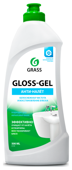 Чистящее средство Grass Gloss gel, для ванной комнаты, 500 мл
