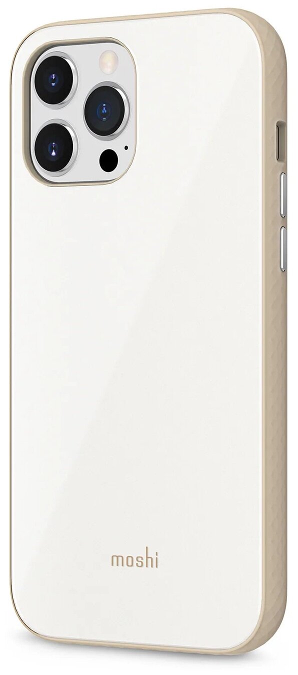 Чехол Moshi iGlaze для iPhone 13 Pro Max, pearl white