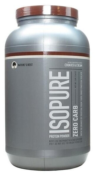 Nature's Best IsoPure Zero Carb (1360 гр) - Голландский Шоколад (Low Carb)