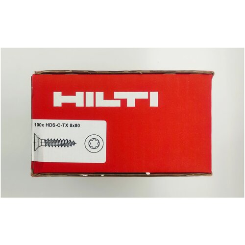 Шуруп с потайной головкой Торкс для универсального пластикового анкера HUD HILTI HDS-C-TX