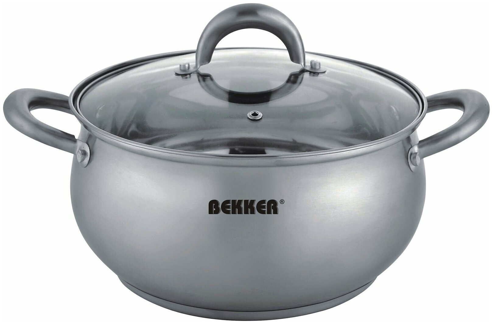 Кастрюля BEKKER PREMIUM COMFORT BK-1632 5,2л нержавеющая сталь