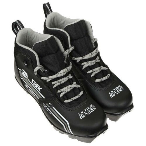 фото Ботинки лыжные nnn trek quest4 черные/логотип серый размер ru41 eu42 cm26,5