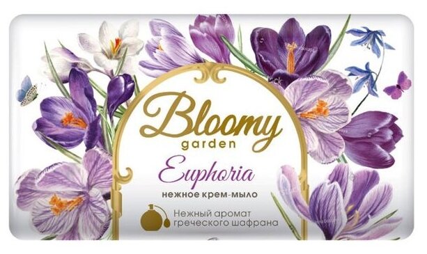 Весна крем-мыло кусковое Bloomy Garden Euphoria, 90 г - фотография № 1