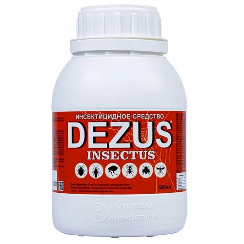 Dezus (Дезус) Insectus средство от клопов, тараканов, блох, муравьев, 500 мл