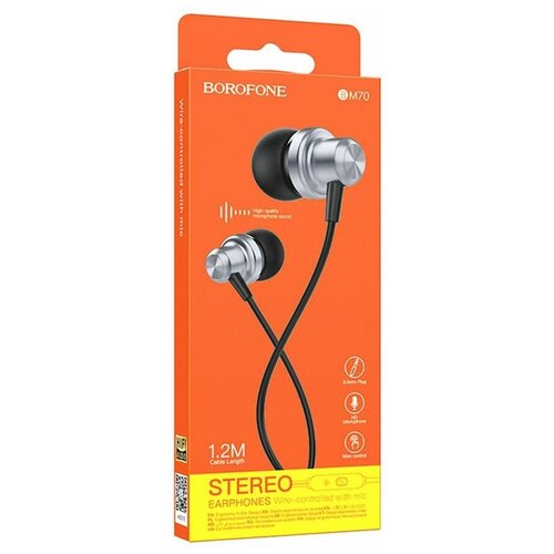 Наушники с микрофоном Borofone BM70 черная 24000₽