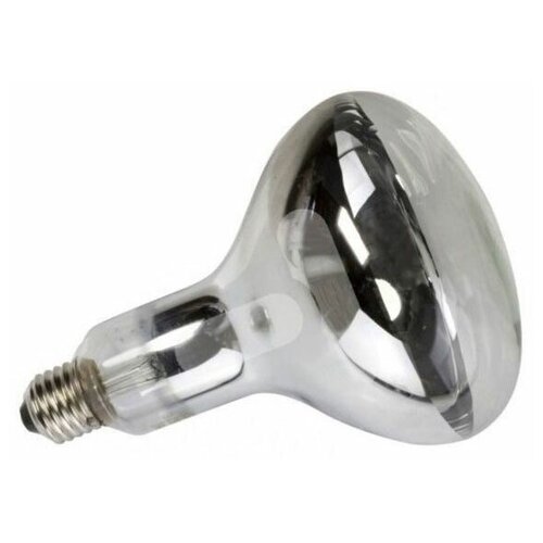 Лампа инфракрасная 220-250 R127 / Лампа для курятника / Тепловая лампа для черепах / Греющая лампа в террариум