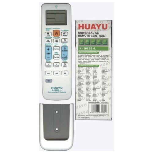 Пульт для кондиционера Huayu K-1089E+L пульт huayu k 1089e l для кондиционеров фонарь